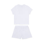 Dsquared2 Kids T-shirt Bianca con Shorts per Neonati