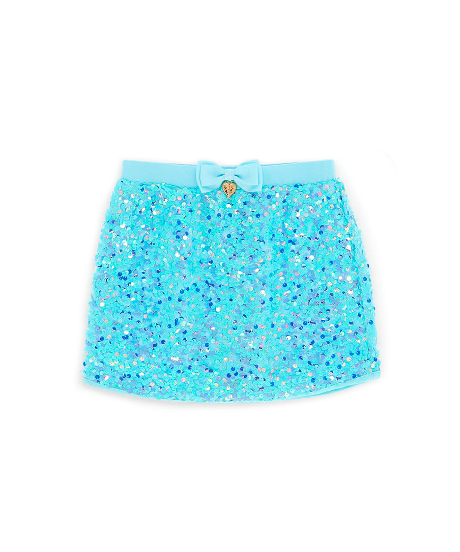 Angel's Face Gonna Turchese Pailettes per Bambine