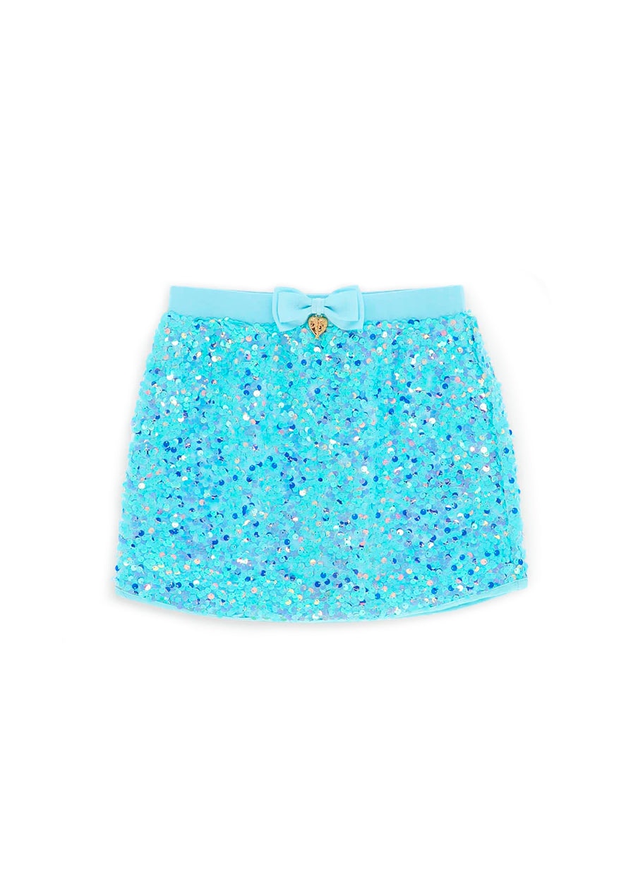 Angel's Face Gonna Turchese Pailettes per Bambine