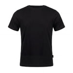Daniele Alessandrini Kids T-Shirt Nero con Targhetta Logo per Bambini