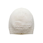 Blumarine Kids Cappellino panna con Ricamo Logo per Neonate