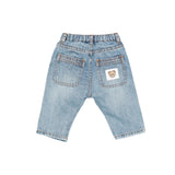 Moschino Kids Jeans Denim con Logo per Neonati