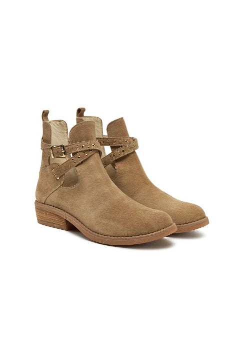 Twinset Kids Stivaletto Cammello per Bambine
