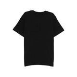 Elisabetta Franchi La Mia Bambina T-t-shirt Nera con Ricamo Logo per Bambine