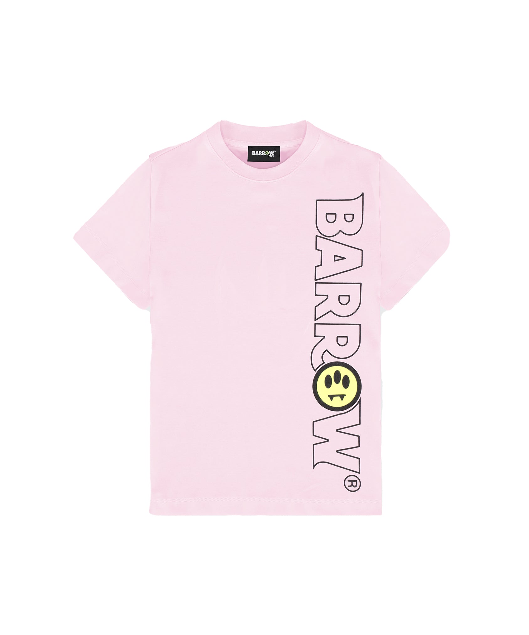Barrow Kids T-Shirt Rosa con Stampa per Bambini