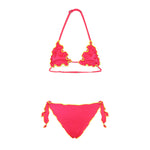 Effek Costume Bikini Fucsia Fluo per Bambine