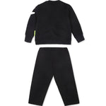 Barrow Kids Conmpleto Nero Felpa e Pantaloni con Stampa Logo per Neonate (retro)