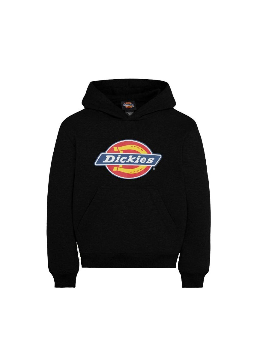 Dickies Kids Felpa Nera con Cappuccio con Logo per Bambini