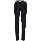 Palm Angels Kids Leggins Nero con Fascia Logata per Bambine