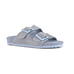 Colors of California Sandalo Denim Scamosciato Doppia Fascia per Bambini