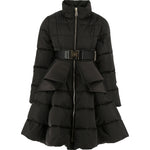 Elisabetta Franchi La Mia Bambina Piumino Nero Long per Bambine
