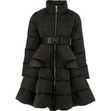 Elisabetta Franchi La Mia Bambina Piumino Nero Long per Bambine