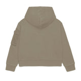 Dsquared2 Kids Felpa Con Cappuccio Beige per Bambini