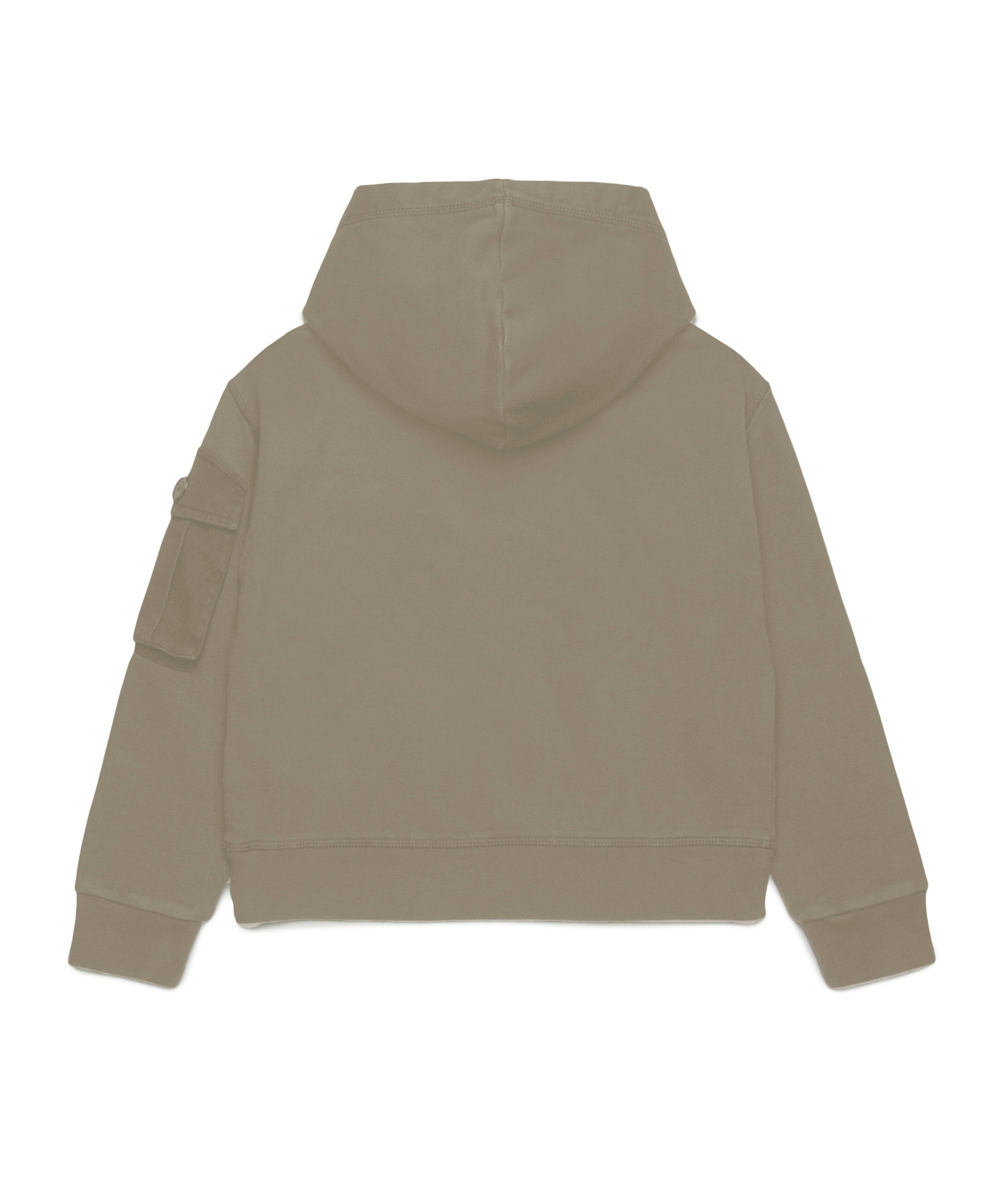 Dsquared2 Kids Felpa Con Cappuccio Beige per Bambini