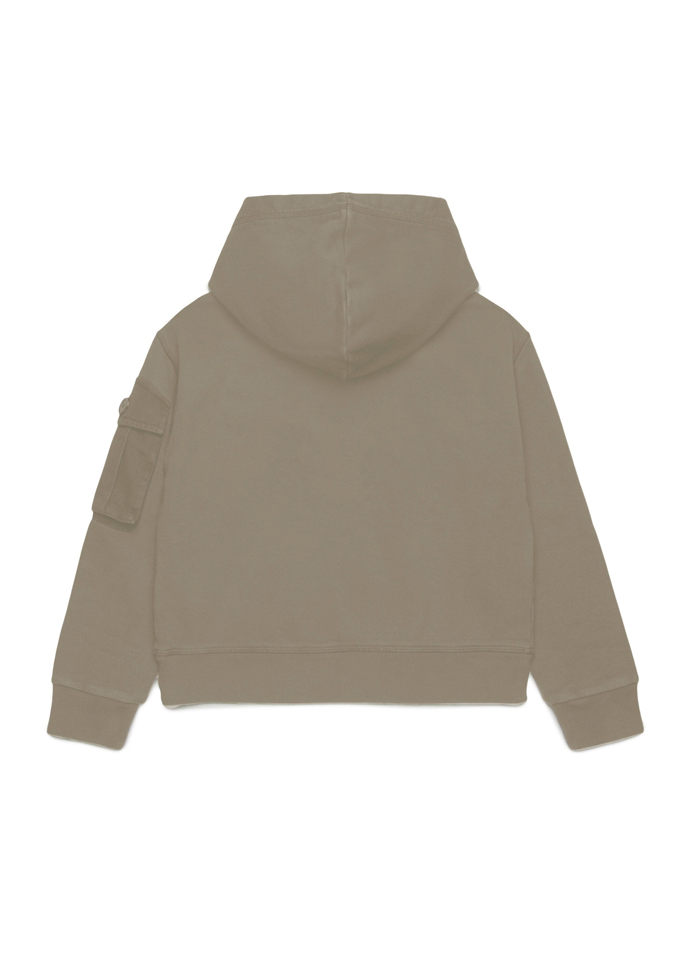 Dsquared2 Kids Felpa Con Cappuccio Beige per Bambini