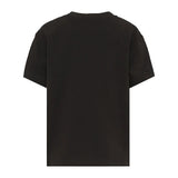 Palm Angels Kids T-Shirt Nero con Stampa Teddy per Bambini