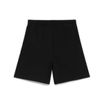 Yes London Bermuda Nero con Logo per Bambini