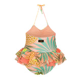 Effek Costume Monokini Fantasia Fruits con Ruches per Neonate