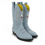 Dsquared2 Kids Stivale Camperos Celeste per Bambine