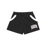 Barrow Kids Shorts Neri con Logo per Bambine