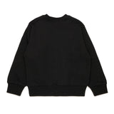 Diesel Kids Felpa Nero con Logo Unisex