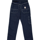 Diesel Kids Jeans Blu con Cuciture a Vista a Contrasto per Bambine