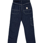 Diesel Kids Jeans Blu con Cuciture a Vista a Contrasto Unisex