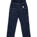 Diesel Kids Jeans Blu con Cuciture a Vista a Contrasto Unisex