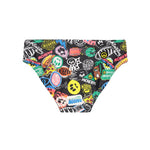 Barrow Kids Costume Slip Nero Fantasia All-Over Logo per Bambini
