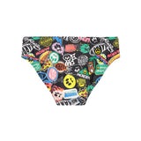 Barrow Kids Costume Slip Nero Fantasia All-Over Logo per Bambini