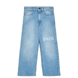 Palm Angels Kids Jeans con Logo per Bambini