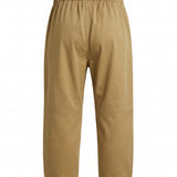Iceberg Kids Pantalone Beige con Ricamo Logo per Neonati