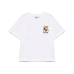 Moschino Kids T-shirt Bianca con Stampa Toy per Bambini