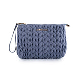 Love Bag Pochette Cielo Intrecciata