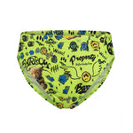Barrow Kids Costume Slip Verde Fluo All-Over per Bambini