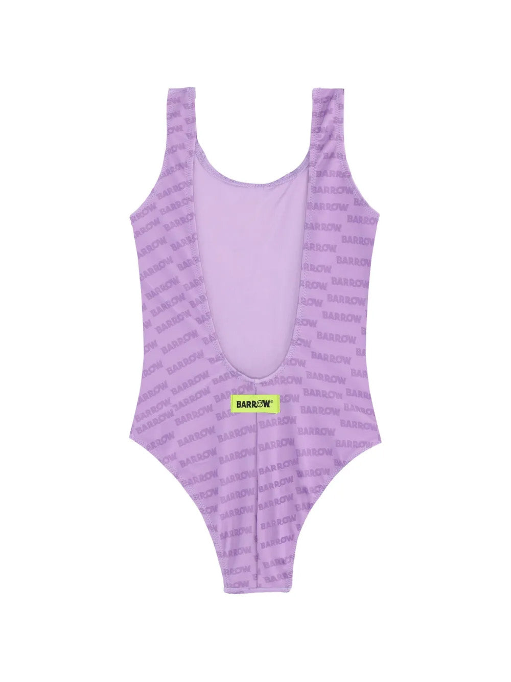 Barrow Kids Costume Intero Lilla All-Over con Stampa per Bambine