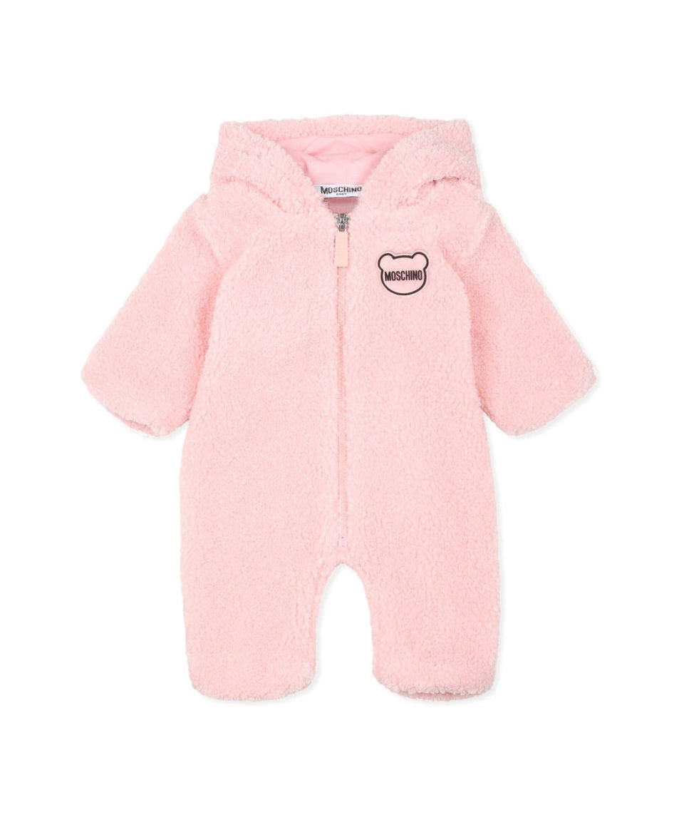 Moschino Kids Eschimo Rosa Teddy Bear Per Neonate