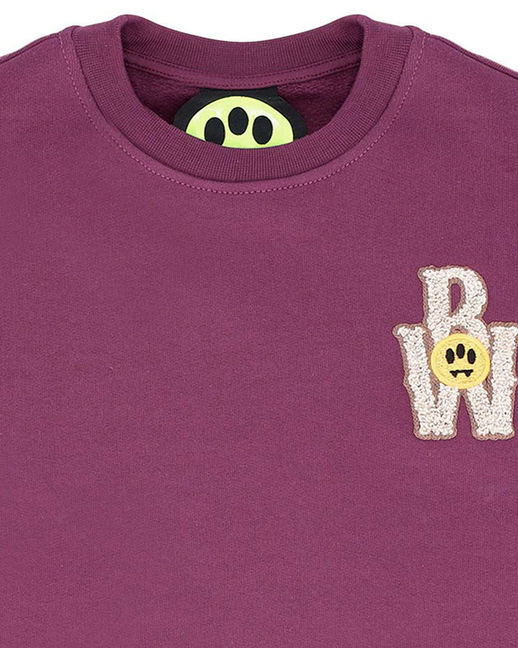 Barrow Kids Felpa Girocollo Stampa Retro per Bambini