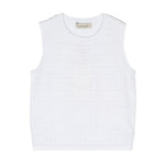 Twinset Kids Top Bianco Con Logo Florence Kids (fronte)