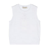 Twinset Kids Top Bianco Con Logo Florence Kids (fronte)