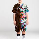 Sprayground Kids Bermuda MouthShark Fantasy per Bambini