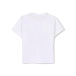 Boss Kids T-shirt Bianca con Stampa Boss per Neonati (retro)
