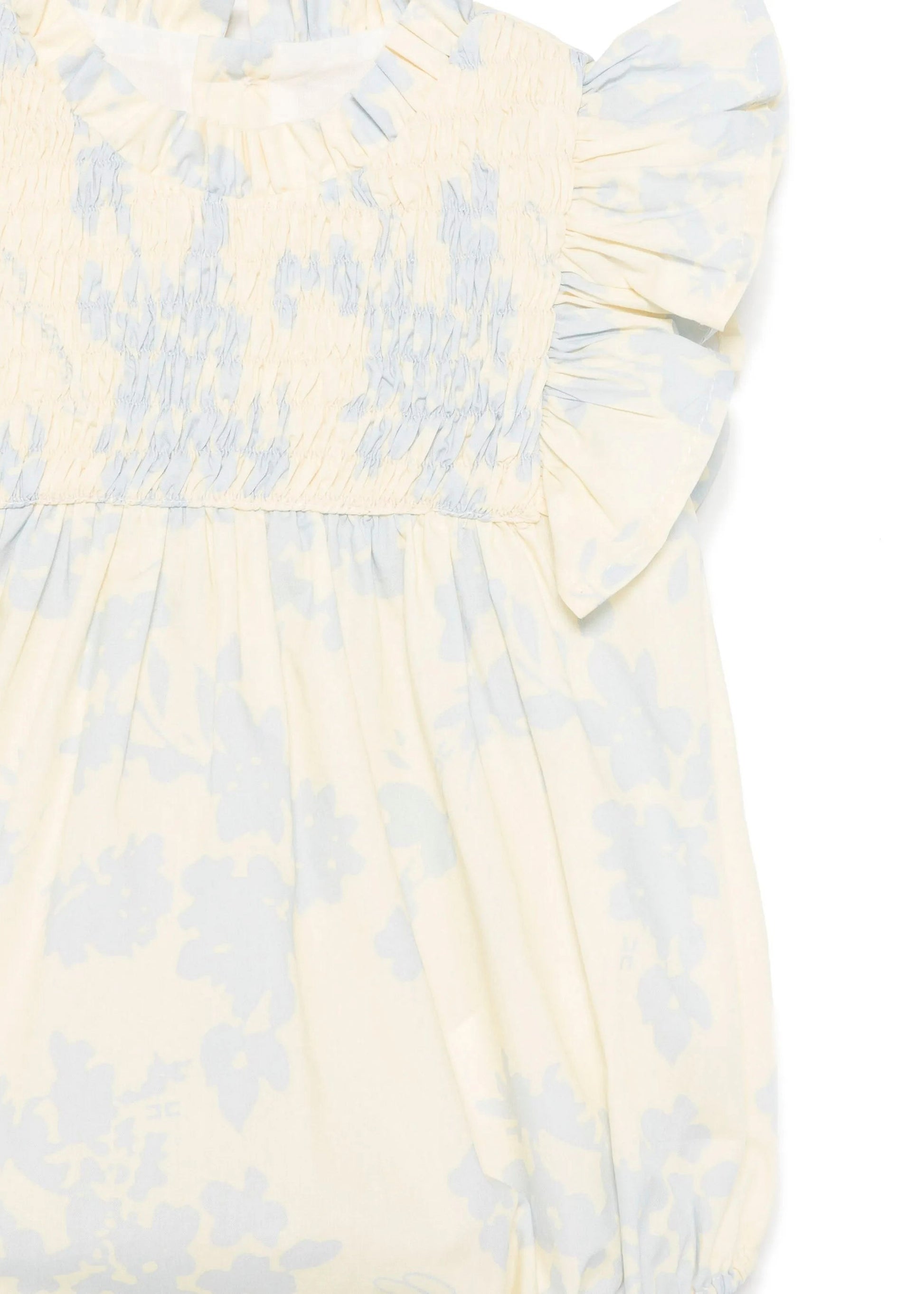 Elisabetta Franchi My Little Girl Romper Lemon/Blue for Newborns