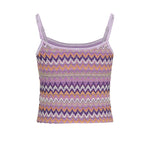F**K Kids Canotta in Maglia Multicolor per Bambine