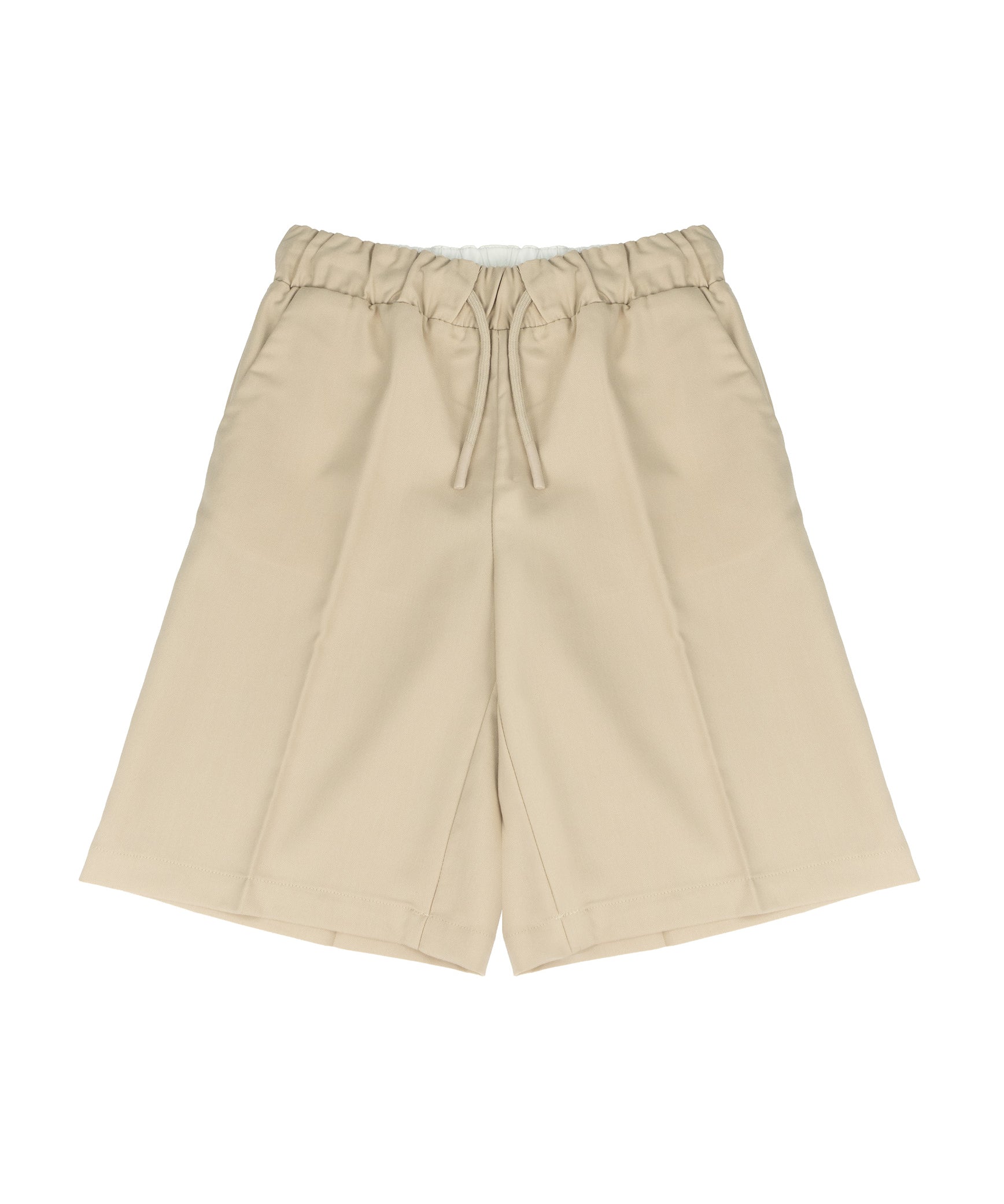Roberto Cavalli Kids Bermuda Beige con Coulisse e Logo per Bambini