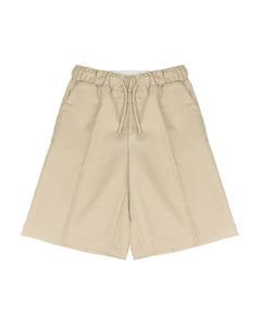 Roberto Cavalli Kids Bermuda Beige con Coulisse e Logo per Bambini