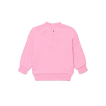 Diesel Kids Felpa Girocollo Rosa Oval D per Neonate (retro)
