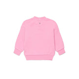 Diesel Kids Felpa Girocollo Rosa Oval D per Neonate (retro)