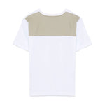 Yes London T-Shirt Bianca con Logo e Applicazione Retro per Bambini