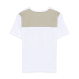 Yes London T-Shirt Bianca con Logo e Applicazione Retro per Bambini